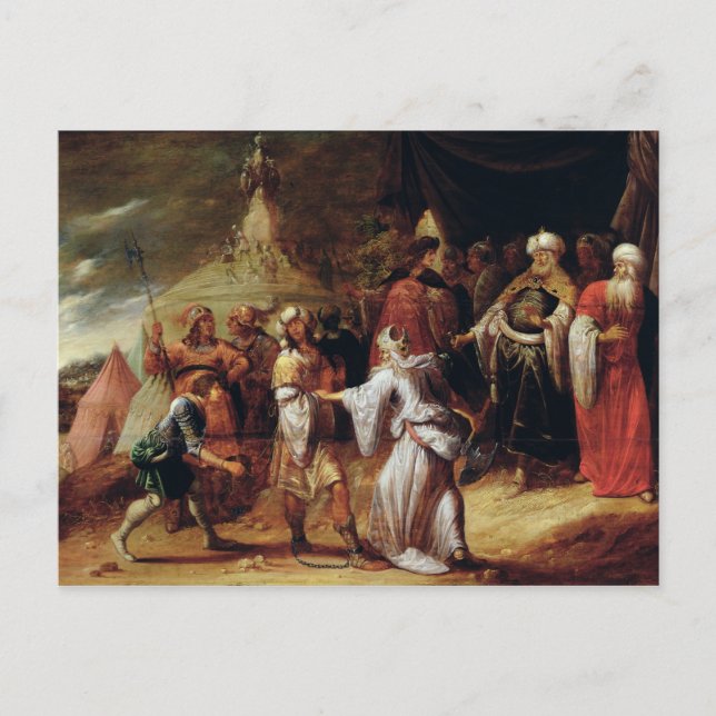 Samuel Killing Agag, King of the Amalekites Postcard (Front)