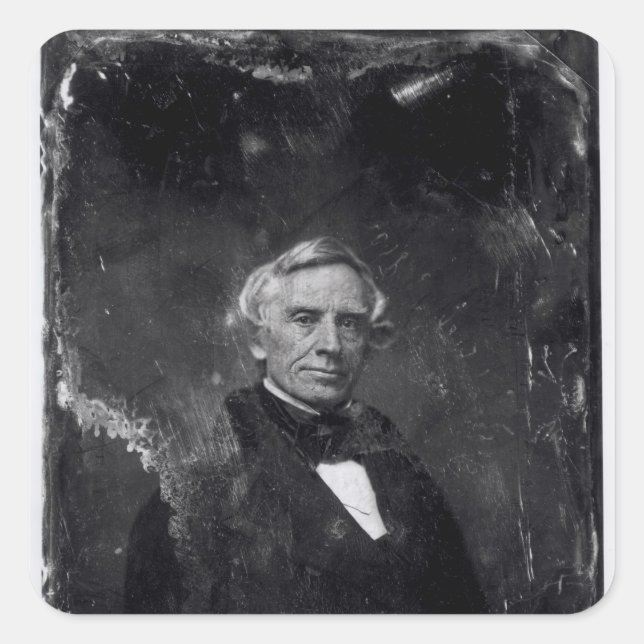 Samuel Morse  c.1844-60 Square Sticker (Front)