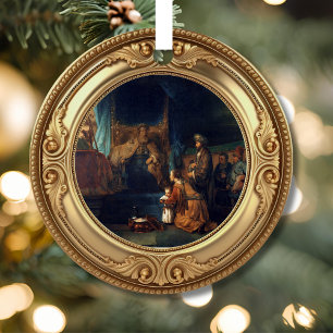 Samuel Old Testament Advent Jesse Tree  Metal Tree Decoration