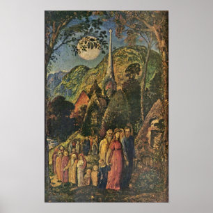 Samuel Palmer - After the evening service Poster