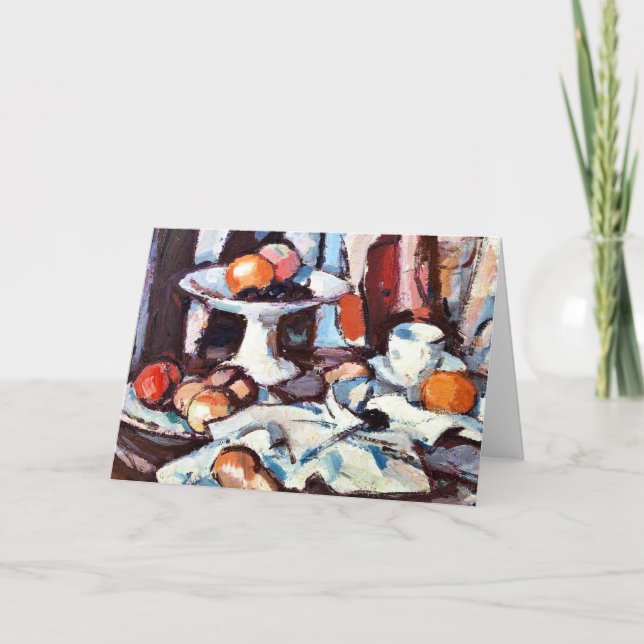 Samuel Peploe painting, Still Life with Fruit Card (Front)