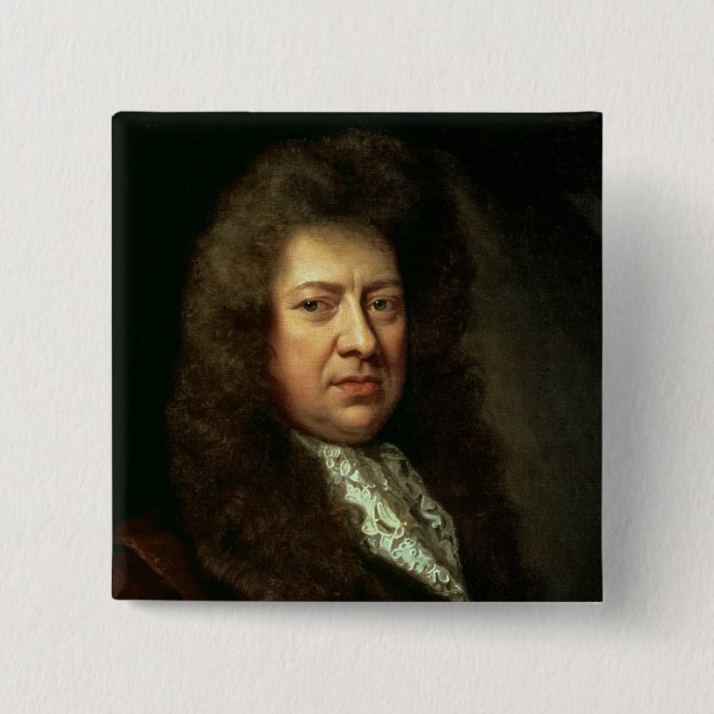 Samuel Pepys 15 Cm Square Badge (Front)