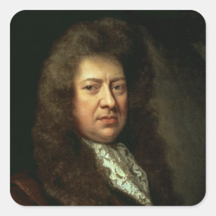 Samuel Pepys Square Sticker