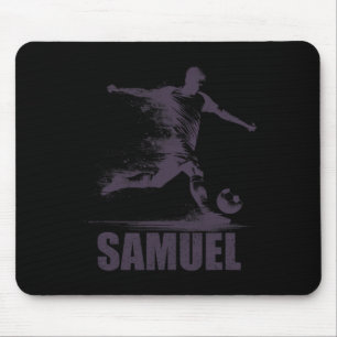 Samuel Soccer Boys Personalized First Name Samuel Mouse Mat