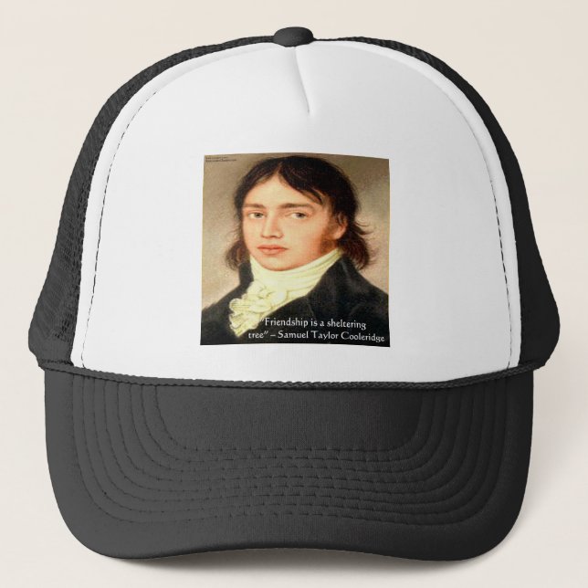 Samuel T Cooldridge "Sheltering Tree" Wisdom Quote Trucker Hat (Front)