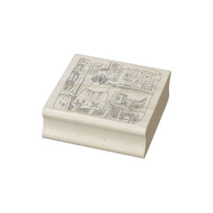 Samuku Saba Rubber Stamp