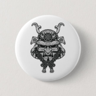 Samurai 6 Cm Round Badge
