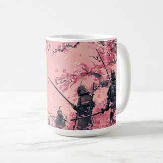 Samurai and Sakura Coffee Mug