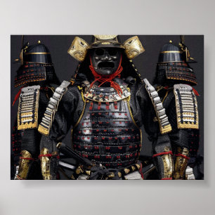 Samurai armor Poster Card digital Printing wall 