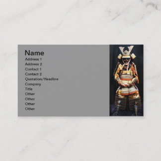 Samurai Armour Business Card
