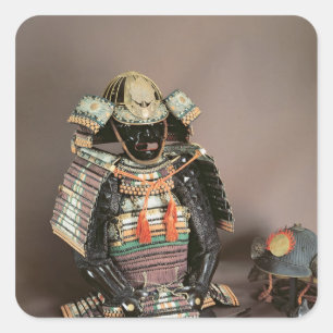 Samurai Armour, Muromachi Period  c.1384 Square Sticker