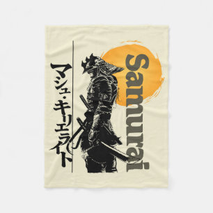 SAMURAI ART FLEECE BLANKET