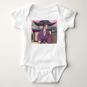 samurai baby bodysuit