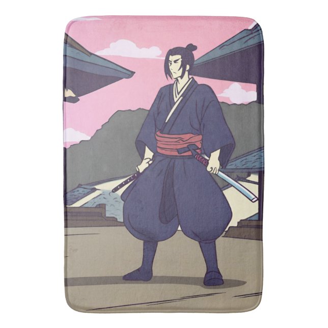 samurai bath mat (Front Vertical)