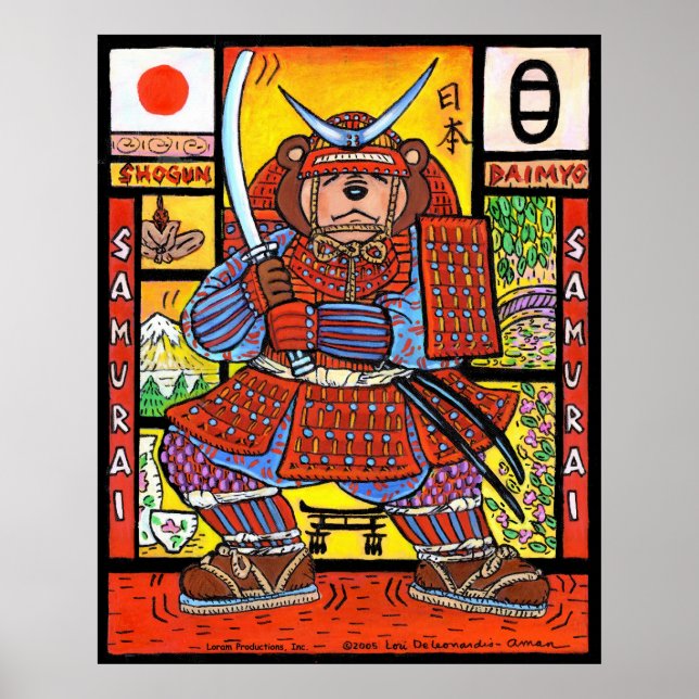 Samurai Bear Print (Front)