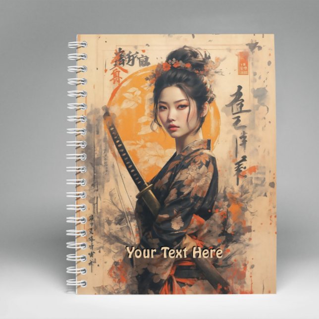 Samurai Bloom: Spiral Notebook (Creator Uploaded)