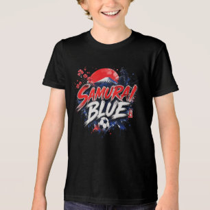 Samurai Blue - Japan Football Culture Tri-Blend Shirt