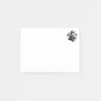 Samurai Bunny Black Ink Warrior Rabbit Post-it Notes