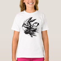 Samurai Bunny Black Ink Warrior Rabbit