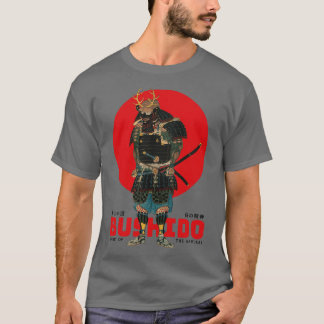 Samurai BUSHIDO Japanese Warrior T-Shirt