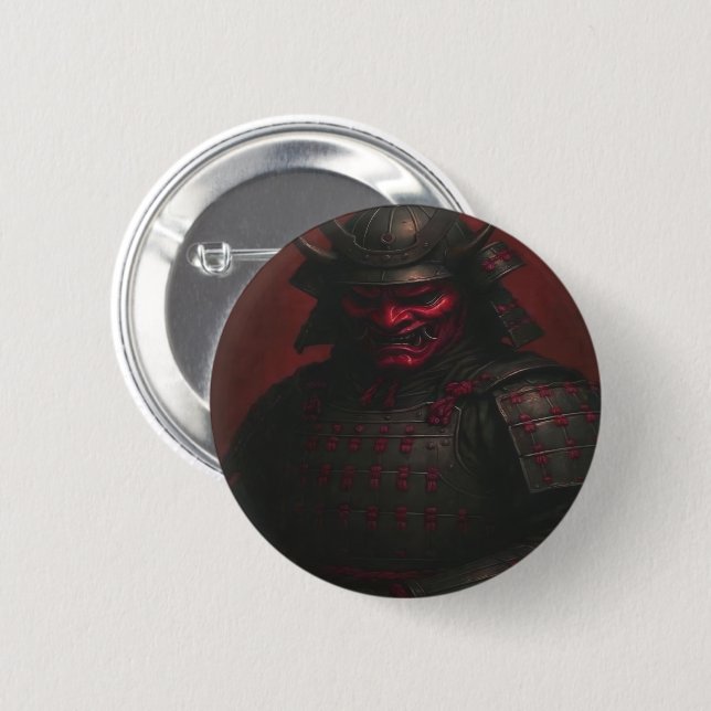 Samurai Button (Front & Back)