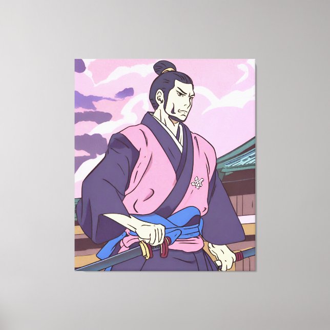 samurai canvas print (Front)
