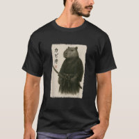 Samurai Capybara Funny Vintage Japanese Graphic Ar