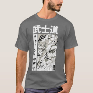 Samurai Cartoon Japan Anime Men & Women Japanese T-Shirt