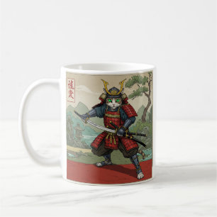 Samurai Cat Coffee Mug