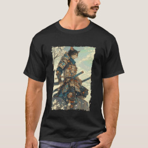 Samurai Cat - Japan Warrior Katana Power 2 T-Shirt