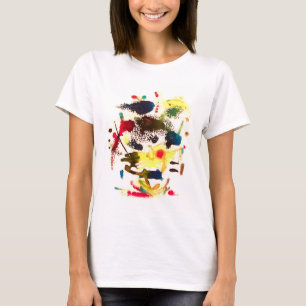 Samurai Cat-Lady Abstract Hankamer Artjunkhaus Art T-Shirt