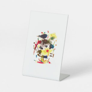 Samurai Cat-Lady Jeff Hankamer Artjunkhaus funny Pedestal Sign