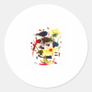 Samurai Cat-Lady Jeff Hankamer Artjunkhaus Kamala Classic Round Sticker