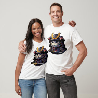 samurai cat ,samuraicat ,samurai ,cute cat T-Shirt