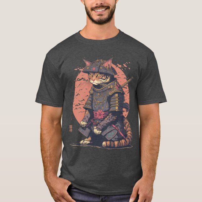 Samurai Cat T-Shirt (Front)