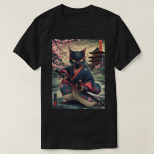 Samurai Cat  T-Shirt