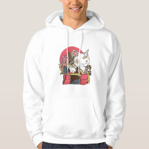 Samurai Cat - Vaporwave Cat Hoodie