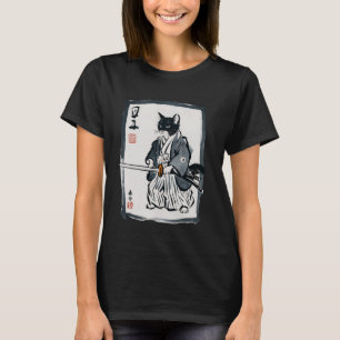Samurai Cat Vintage Japanese Ukiyo-e Warrior Art G T-Shirt