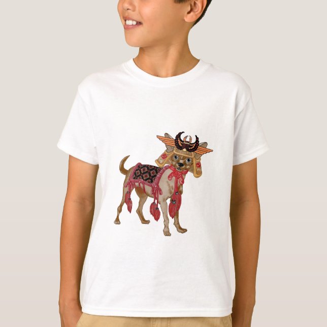 Samurai Chihuahua T-Shirt (Front)