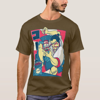 Samurai coffee Japane (2) T-Shirt