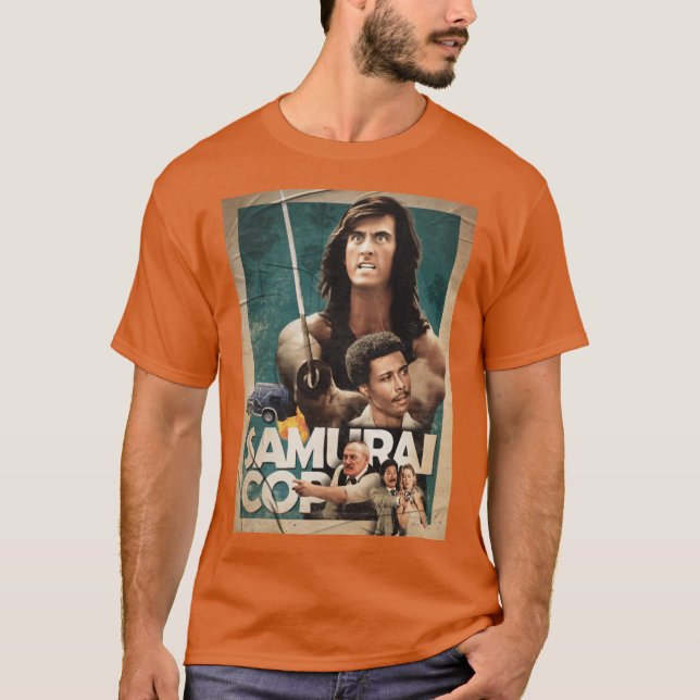 Samurai Cop 1991 retro T-Shirt (Front)