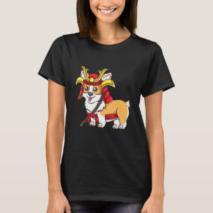 Samurai Corgi Halloween Corgi T-Shirt