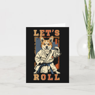 Samurai Corgi In Jiu Jitsu Gi Bjj Life Brazilian K Card
