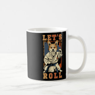 Samurai Corgi In Jiu Jitsu Gi Bjj Life Brazilian K Coffee Mug