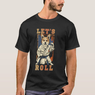 Samurai Corgi in Jiu Jitsu Gi BJJ Life Brazilian K T-Shirt