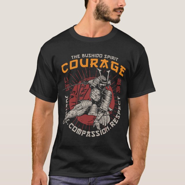 Samurai Courage T-Shirt (Front)