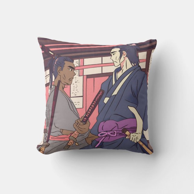 samurai cushion (Front)