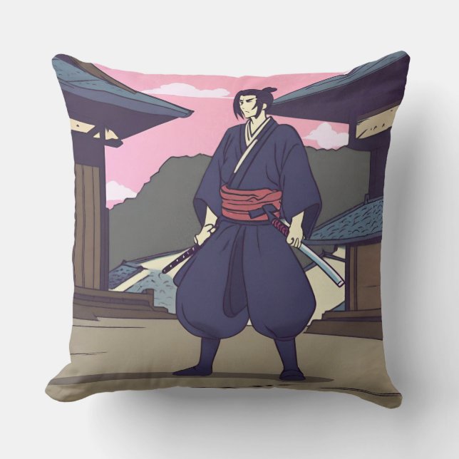 samurai cushion (Front)