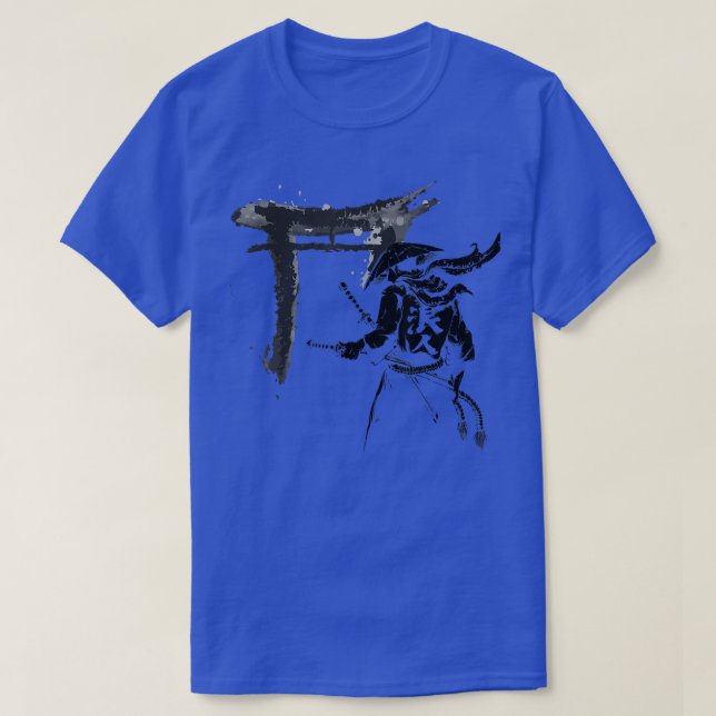 Samurai Design for Men & Women Gift Ronin T-Shirt  (Design Front)
