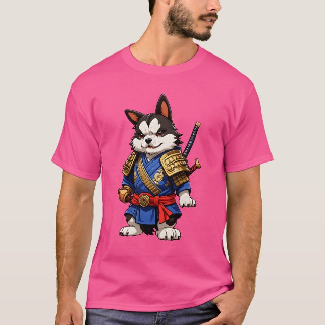 Samurai Dog friend boy T-Shirt (Front)